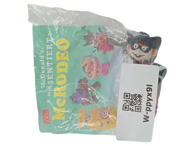 McDonalds McRodeo Räuber Actionfigur Retro Spielzeug Figur 7cm Mehrfarbig