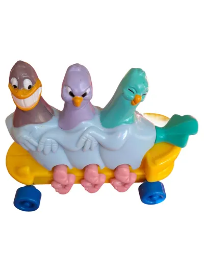 Warner Bros Tauben auf Skateboard Spielfigur Mehrfarbig 6.5cm