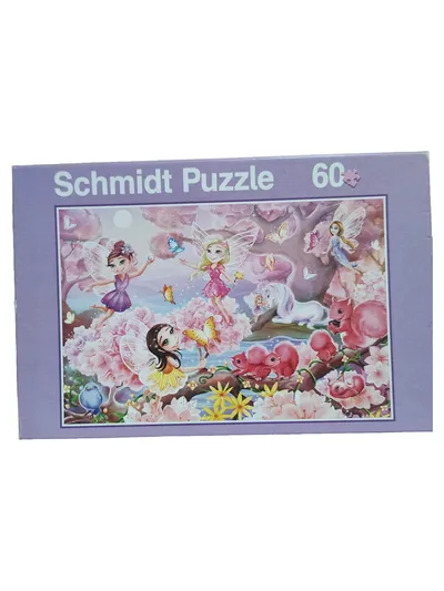 Schmidt Puzzle Feenwald 60 Teile Kinderpuzzle Feen Schmetterlinge NEU