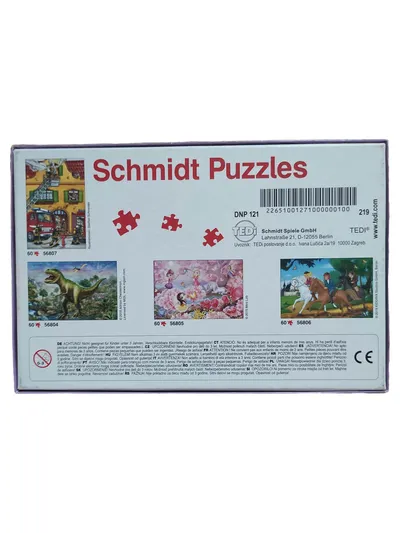 Schmidt Puzzle Feenwald 60 Teile Kinderpuzzle Feen Schmetterlinge NEU