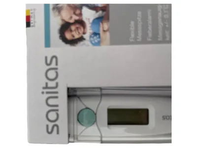 Sanitas Digitales Fieberthermometer Flexibel Weiß Praktisch SFT 09