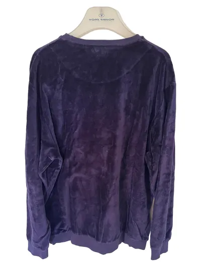Catamaran Herren Pullover Gr. 42 Blau Samt Casual Langarm
