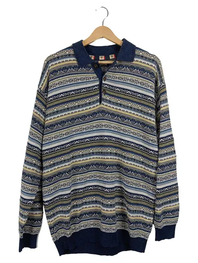 State of Art Herren Pullover Gr. 44/XS Mehrfarbig Gestreift Casual