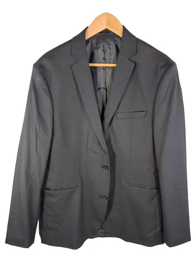 Jack & Jones Herren Anzug Sakko Hose Business Schwarz Gr. 52 XL