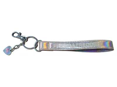 frieda & freddies Schlüsselanhänger Damen Herz Charm Glitzer Mehrfarbig
