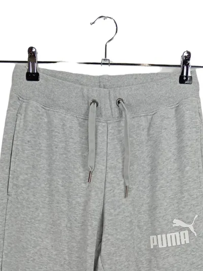 PUMA Jogginghose Damen Sport Hose Baumwolle Grau Meliert Gr. 34 XS