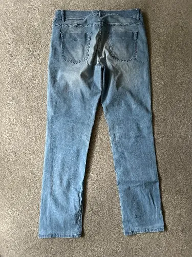 CLOSED Pedal Straight Jeans Damen Gr. 46 W32 Hellblau Straight Leg