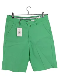 Chervò Herren Shorts Bermuda Golf Hose Größe 50 W33 Grün Stretch Baumwolle 1