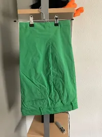 Chervò Herren Shorts Bermuda Golf Hose Größe 50 W33 Grün Stretch Baumwolle 2