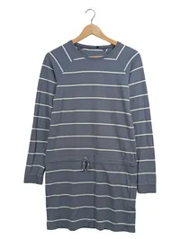 Marc O'Polo Mädchen Sweatkleid Gr. 164 Grau Gestreift Langarm 1