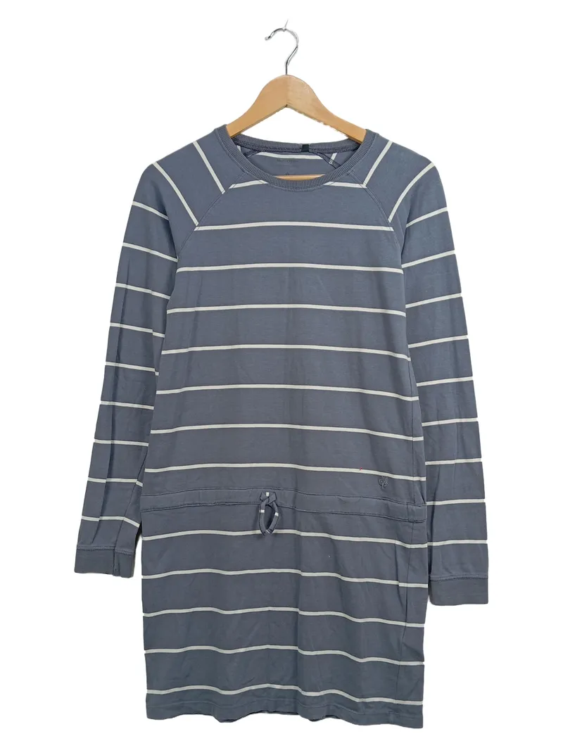Marc O'Polo Mädchen Sweatkleid Gr. 164 Grau Gestreift Langarm 1
