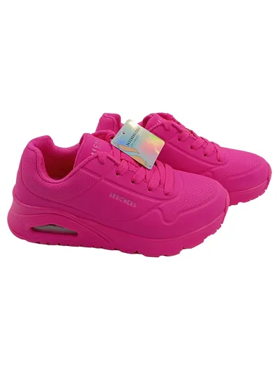 Skechers Kinder Sneaker Uno Lite Pink Gr. 34 Sportschuhe Freizeitschuhe