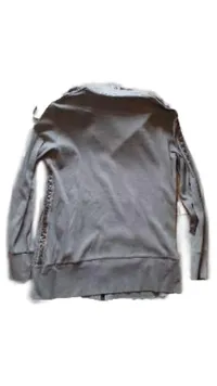 Marc Cain Sports Damen Sweatjacke Gr. 42 XL Oliv Kapuze Reißverschluss 3
