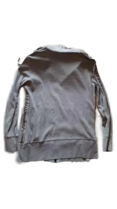 Marc Cain Sports Damen Sweatjacke Gr. 42 XL Oliv Kapuze Reißverschluss 3