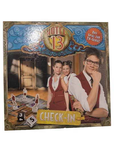 Studio 100 Hotel 13 Brettspiel Detektivspiel TV Serie Abenteuer