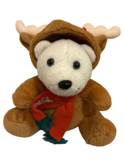 Coca-Cola Eisbär Kuscheltier Plüsch Weihnachten Sammler 17 cm