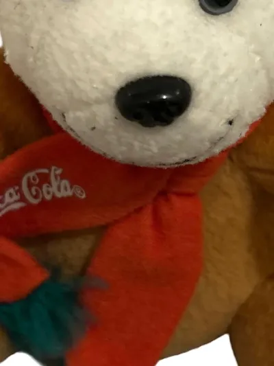 Coca-Cola Eisbär Kuscheltier Plüsch Weihnachten Sammler 17 cm