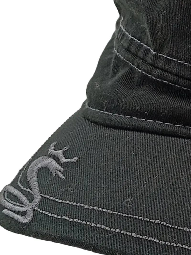 Cobra Golf Cap Military Style Schwarz Baumwolle Stickerei Unisex 3