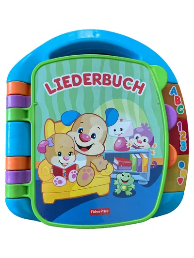 Fisher-Price Lernliederbuch Activity Buch Kunststoff Hund Affe Frosch Mehrfarbig