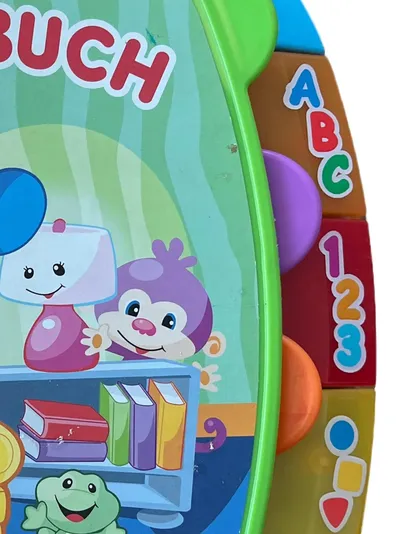 Fisher-Price Lernliederbuch Activity Buch Kunststoff Hund Affe Frosch Mehrfarbig