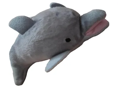 MCDONALD'S Delfin Baby Kuscheltier Plüsch Grau 12 cm