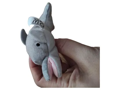 MCDONALD'S Delfin Baby Kuscheltier Plüsch Grau 12 cm