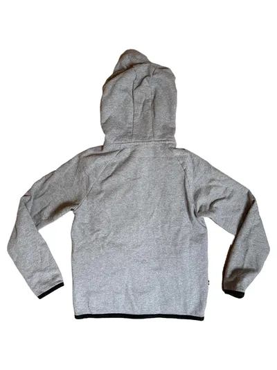 bekkin Sweatjacke Kinder Gr. 134 Kapuzenjacke Grau Meliert Hoodie