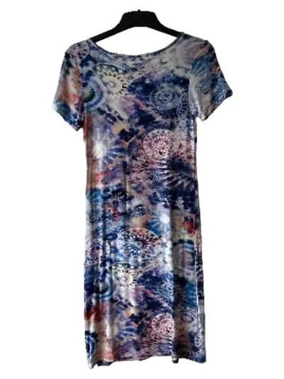 TRIGEMA Damen Freizeitkleid Gr. S Mehrfarbig Viskose Made in Germany
