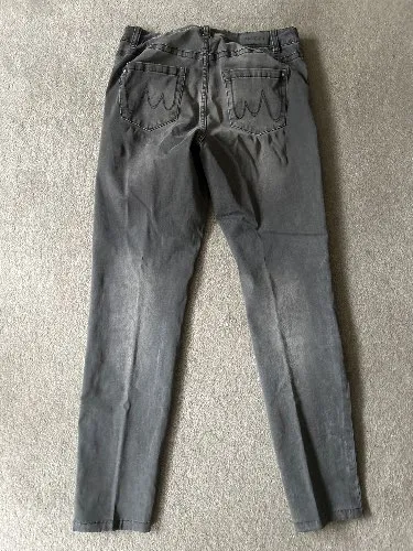 Marc Cain Damen Jeans Hose Grau Regular Fit N4/40 Stretch 2