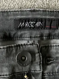 Marc Cain Damen Jeans Hose Grau Regular Fit N4/40 Stretch 3