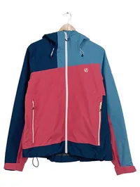 Dare 2b Damen Outdoorjacke Gr. 42/XL Pink Blau Kapuze Regenjacke 1