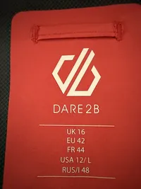 Dare 2b Damen Outdoorjacke Gr. 42/XL Pink Blau Kapuze Regenjacke 5