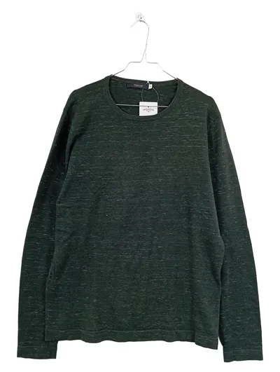 Jack & Jones Premium Herren Pullover Gr. L/50 Grün Meliert Baumwolle