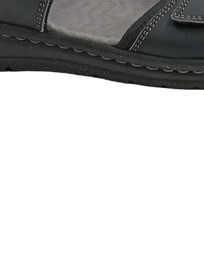 Haflinger Damen Sandalen Leder Schwarz Gr. 38 Klettverschluss Komfort