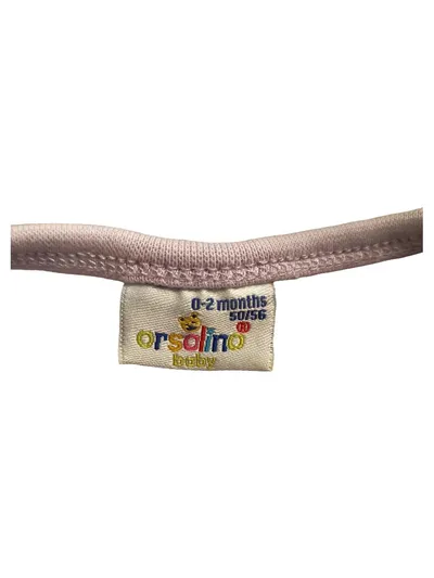 ORSOLINO Baby Body Kurzarm Wickelbody Lila Gr. 50/56 Baumwolle Mädchen