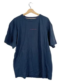 COLOURS & SONS Herren T-Shirt Gr. XL Blau Relaxed Fit Baumwolle 1