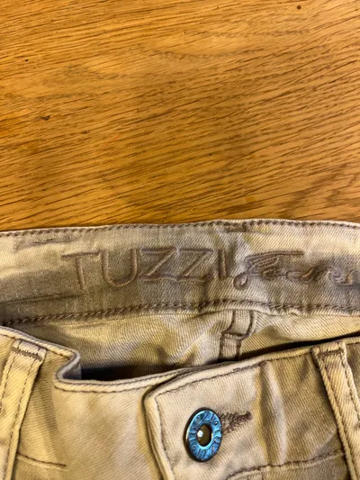 TUZZI Jeans Slim Fit Damen Gr. 36 W28 Grau Stretch Hose