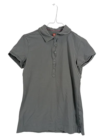 Engelbert Strauss Damen Poloshirt Grau Gr. M Baumwolle Arbeitskleidung