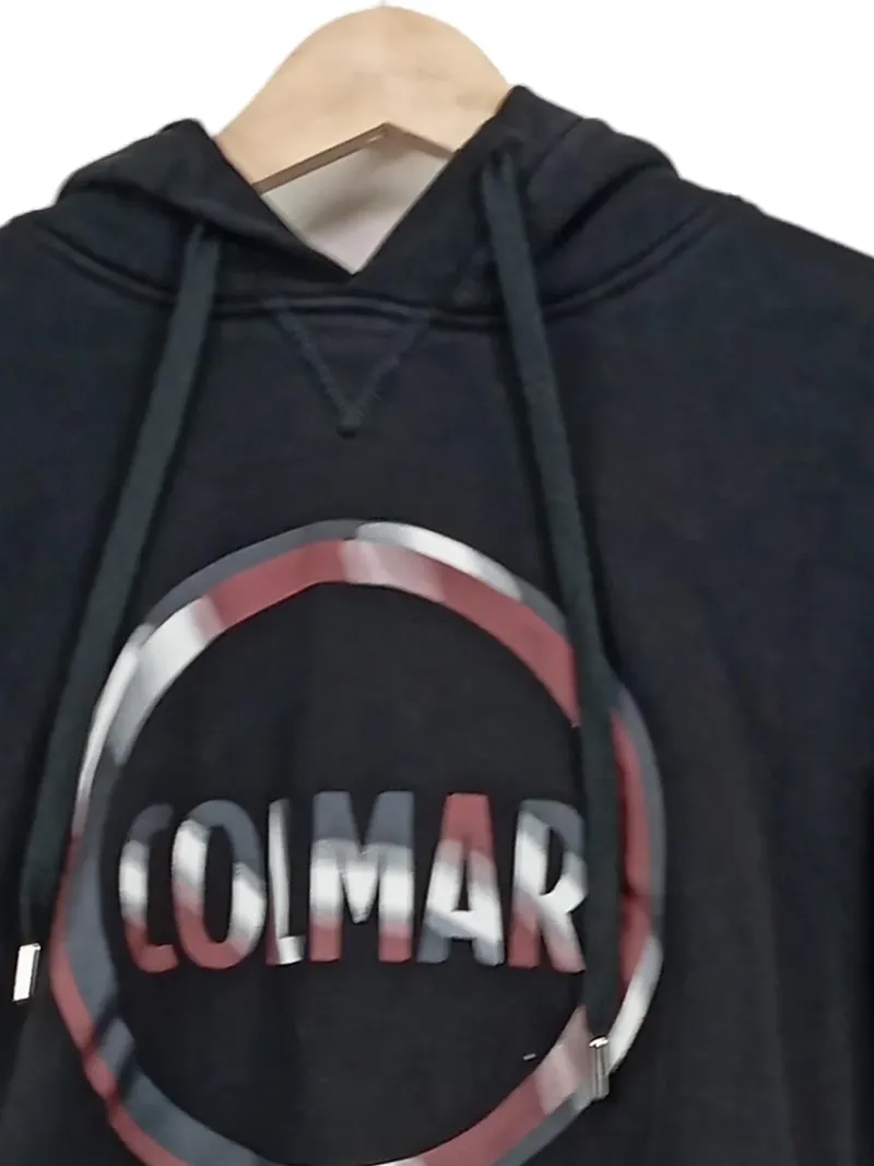 COLMAR Herren Kapuzenpullover Hoodie Schwarz Gr. M Casual Logo-Print 2