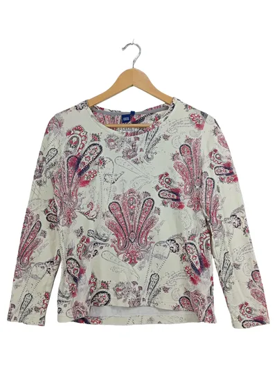 CECIL Damen Langarmshirt mit Paisley-Muster Gr. 36