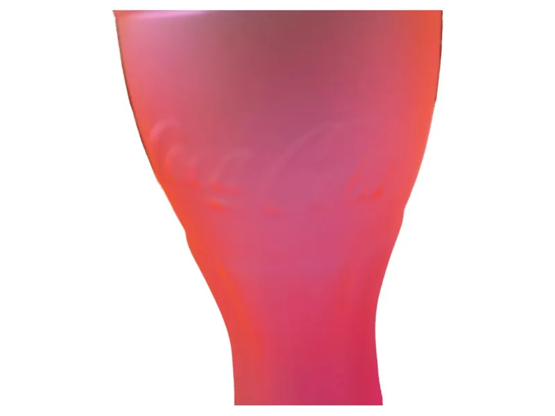 Coca-Cola Trinkglas Neon Pink McDonald's Sammelglas 400ml Retro 2