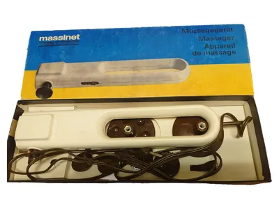 Massinet Massagegerät Typ-Nr.02 Vintage DDR AKA Electric 220V Beige