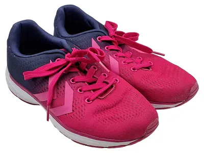 hummel Damen Sportschuhe Pink Farbverlauf Gr. 52 Laufschuhe Turnschuhe