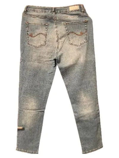 Alba Moda Damen Jeans Regular Fit Gr. 38 Hellblau Stretch
