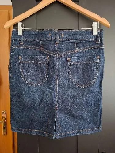 Damen Jeansrock Denimrock Blau Gr. M 38 Stretch Casual Minirock