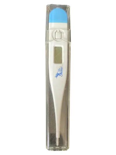 DR. GENE Digitales Fieberthermometer Praktisch Weiß