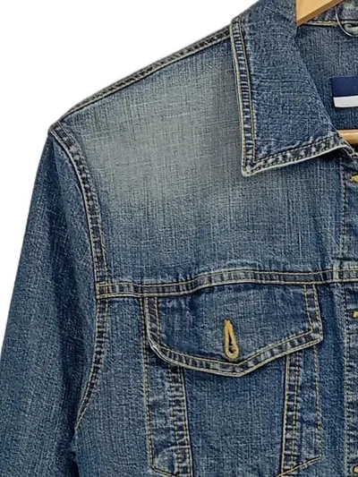Orwell Jeansjacke Damen Gr. 40 Blau Casual Knopfleiste