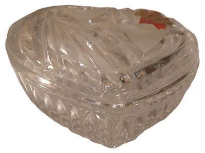 Anna Hutte Schmuckschatulle Herz Glas Transparent Elegant 5x10cm Neu