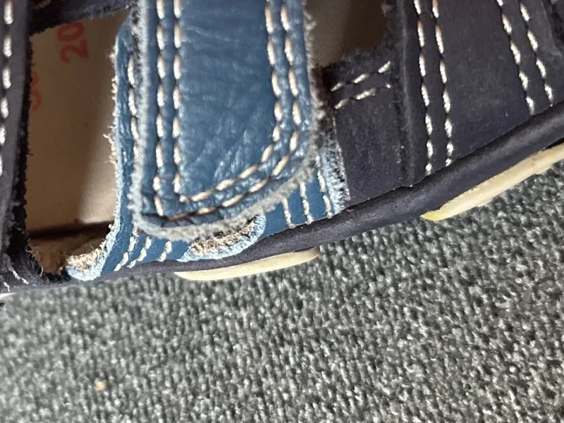 Elefanten Kinder Sandalen Jungen Gr. 20 Blau Casual Klettverschluss 10