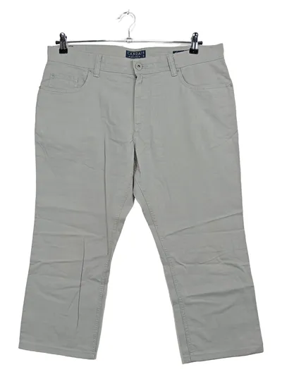CANDA Herren Stoffhose Leinenhose Grau W36/L30 Gr. 52 Casual